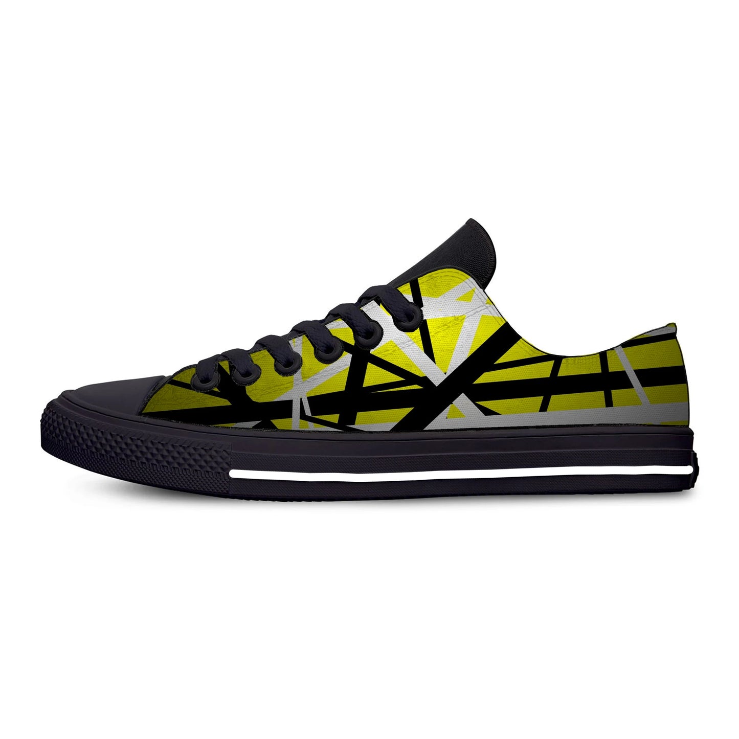 Van EVH 5150 Stripes Halen Summer Lightweight Canvas Sneakers – Breathable, Casual, Lace-Up Shoes for Men and Women - Premium sneakers from Lizard Vigilante - Just $53.88! Shop now at Lizard Vigilante