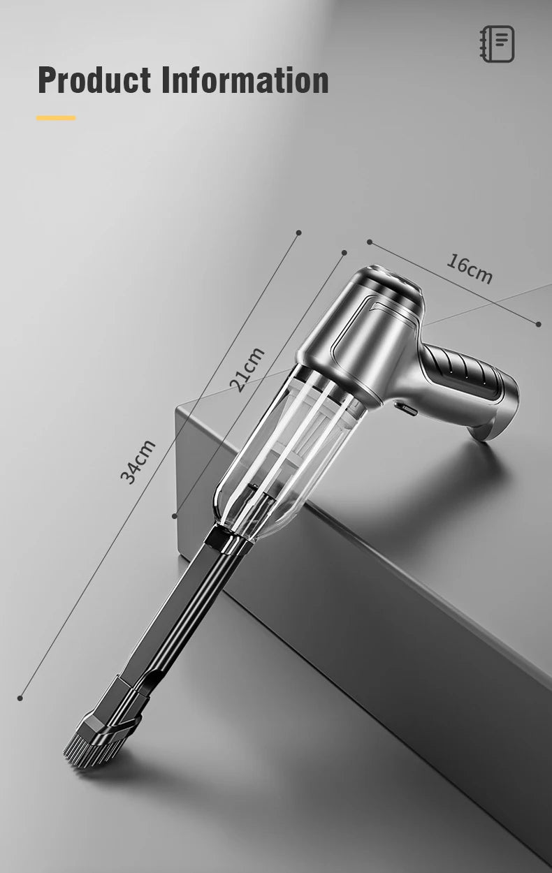 BALASHOV Cordless Brushless Handheld Car & Home Vacuum Cleaner – Ultra-Powerful Dual-Use Mini Vacuum with Long-Lasting Battery - Premium vac from dsers - Just $6.99! Shop now at Lizard Vigilante