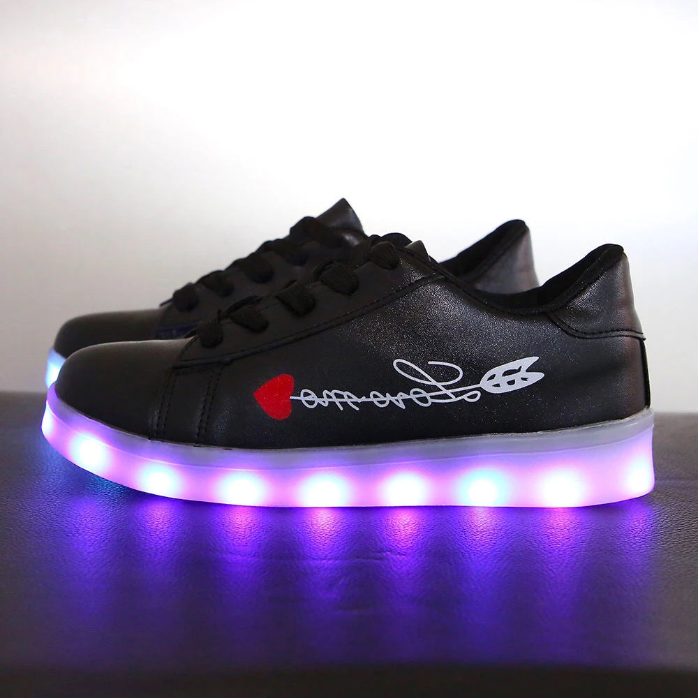 LED Light-Up Shoes | Fashionable and Fun Footwear - Premium footwear from Lizard Vigilante - Just $39.99! Shop now at Lizard Vigilante