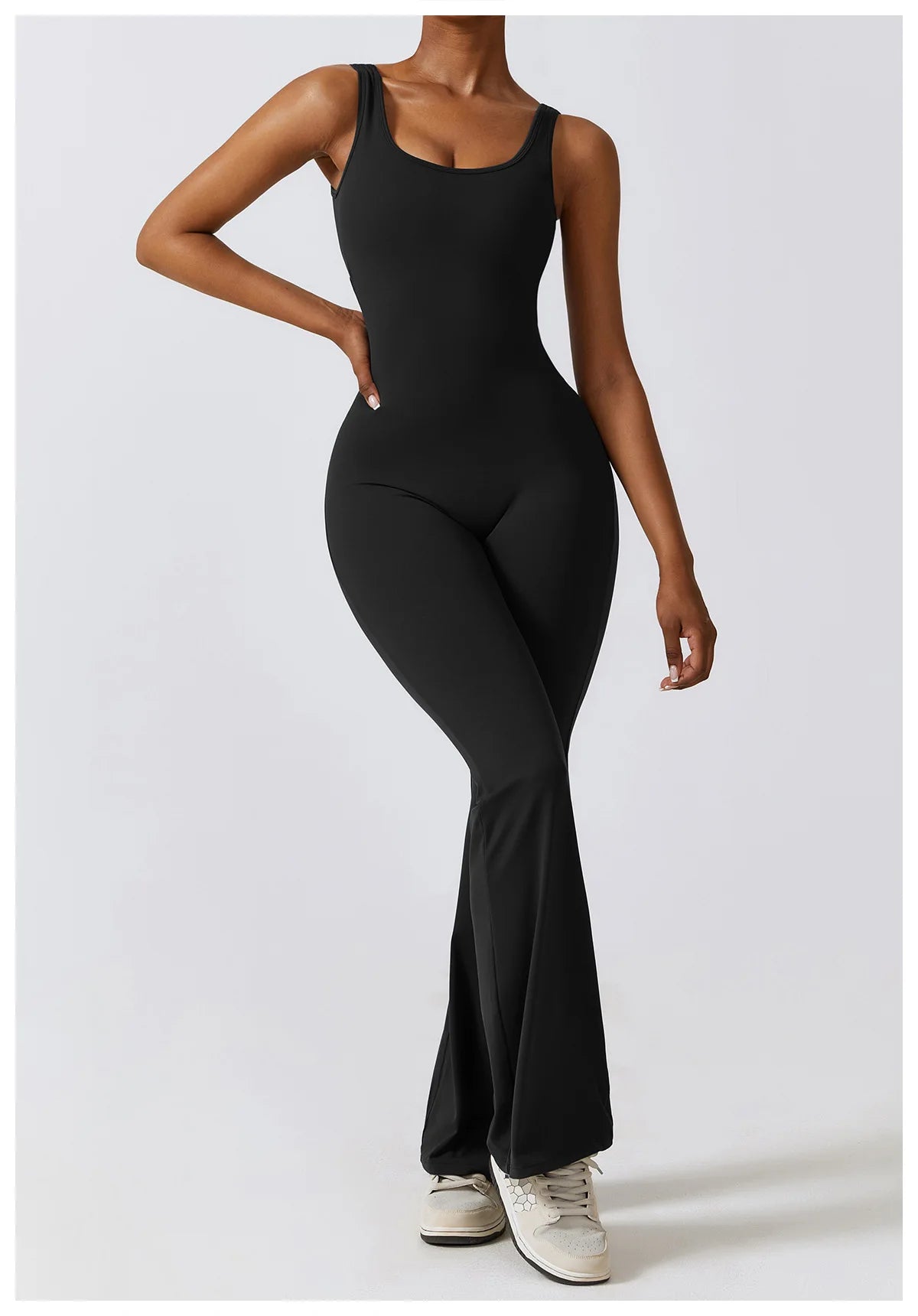 Sexy Back V Jumpsuit Gym Set Women Training Yoga Suit Sportswear Women Sports Jumpsuit Fitness Rompers Stretch Workout Bodysuits - Premium  from Lizard Vigilante - Just $36.99! Shop now at Lizard Vigilante