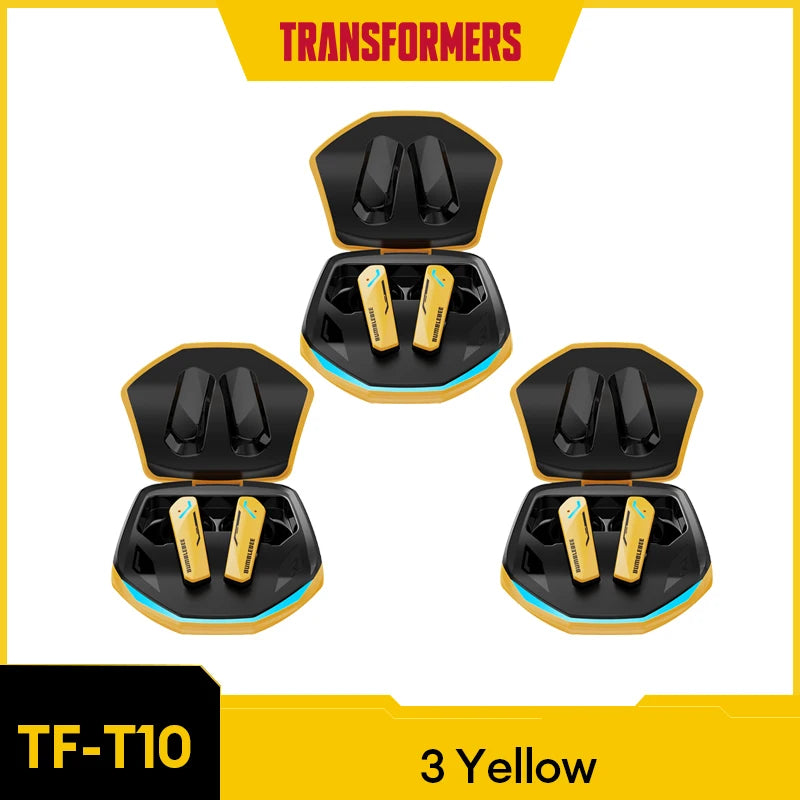 TRANSFORMERS TF-T10 Bluetooth 5.4 Earphones - Bulk Wholesale Wireless Low Latency Gaming Earbuds with Mic - Premium earphones from Lizard Vigilante - Just $20.99! Shop now at Lizard Vigilante