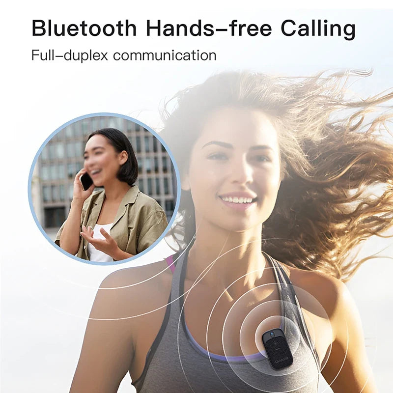 Wearable Bluetooth Speaker Outdoor Speaker Portable Bluetooth Call Speaker with Magnetic Bracket  for Biking, Hiking, Running