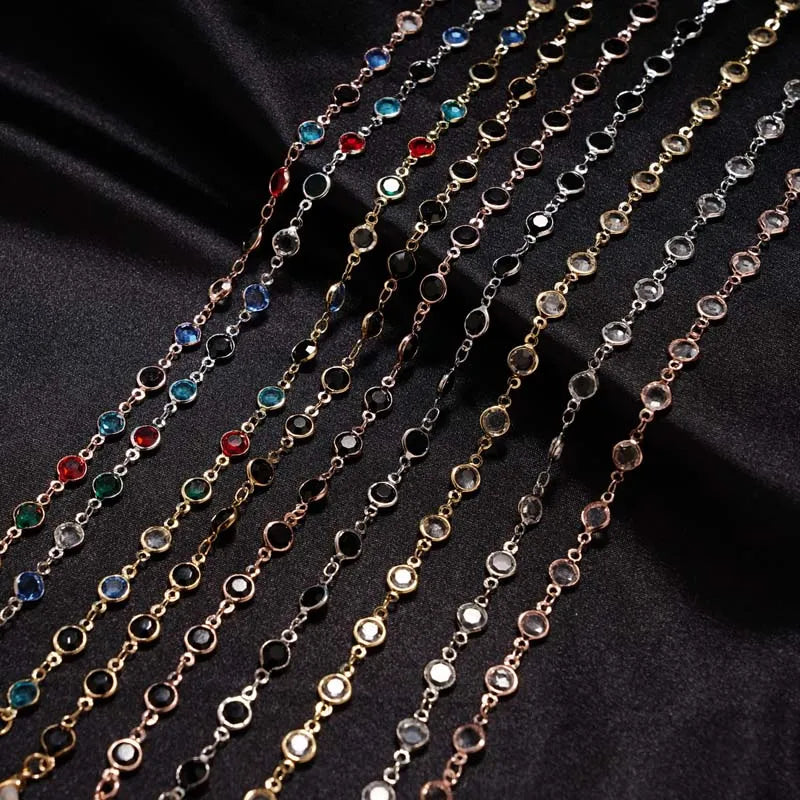 Zircon Crystal Beaded Eyeglass & Mask Chain: The Ultimate Accessory for Women