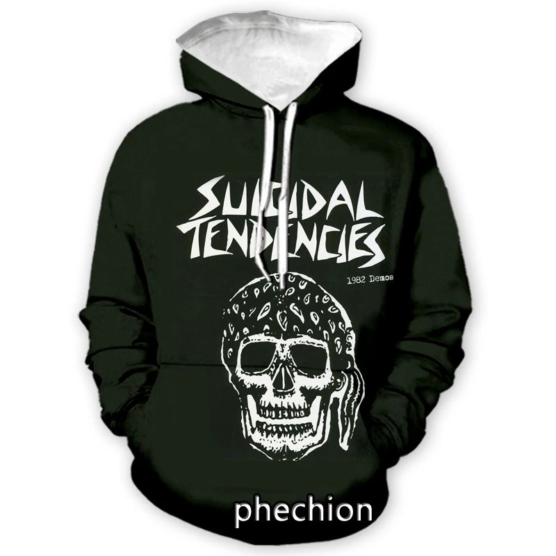 Suicidal Tendencies 3D Print Hoodie – Iconic Streetwear for Men & Women | Loose-Fit, Casual Comfort, All-Season Edge - Premium hoodie from Lizard Vigilante - Just $48.88! Shop now at Lizard Vigilante