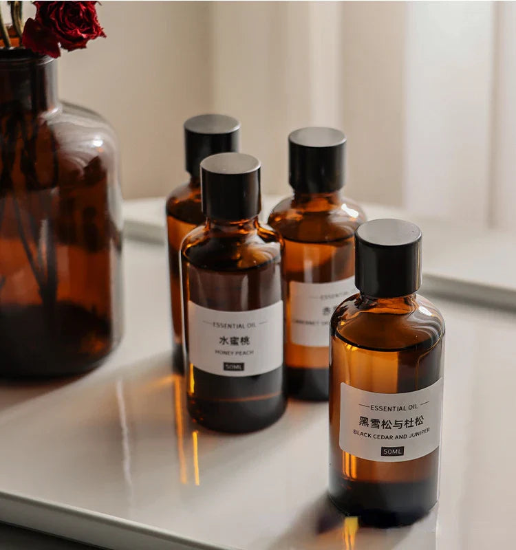 50ml Homemade Natural Plant Aromatherapy Essential Oil Candle Material DIY Oil Soluble Gypsum Wax Sheet Raw Material Fragrance