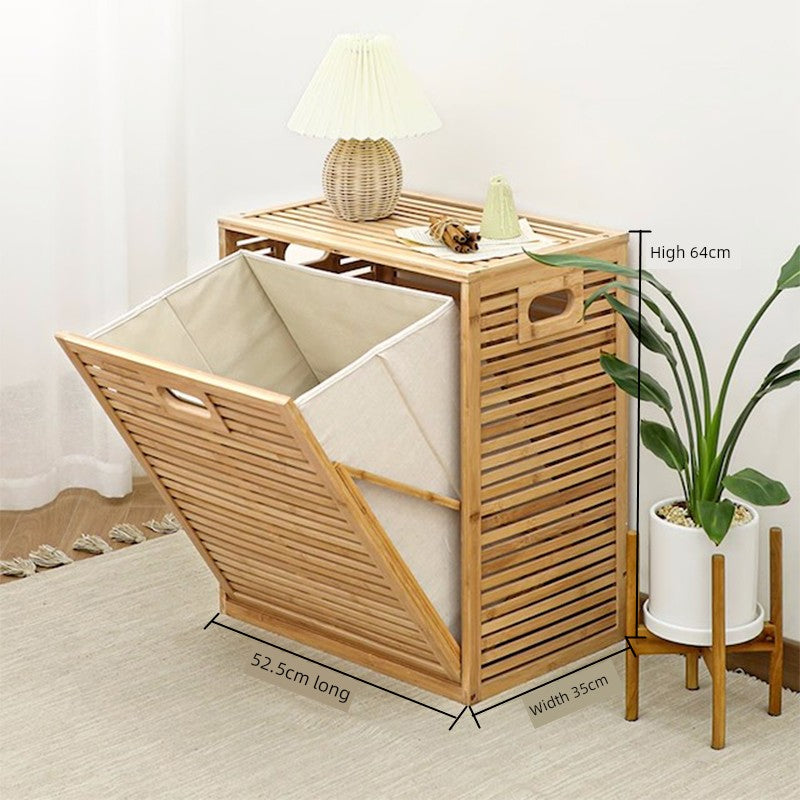 Internet Celebrity Ins Japanese Bedroom Storage Basket with Lid - Premium laundry hamper from Lizard Vigilante - Just $70.99! Shop now at Lizard Vigilante