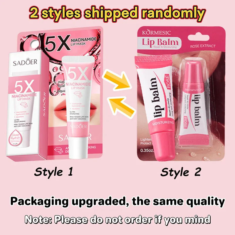 Remove Dark Lip Balm Lightening Melanin Mask Gloss Exfoliating Lip Pink Treatment Reduce Lip Lines Improve Dryness Moisturizing