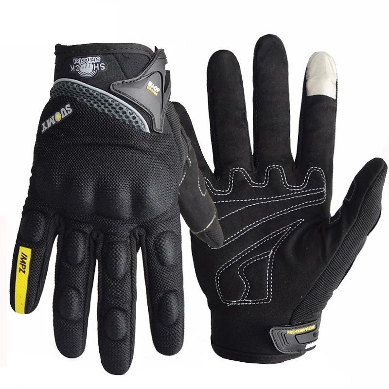 Summer Full Finger Motorcycle Racing Gloves | Breathable Touch Screen Motorbike Gloves - Premium gloves from Lizard Vigilante - Just $23.88! Shop now at Lizard Vigilante