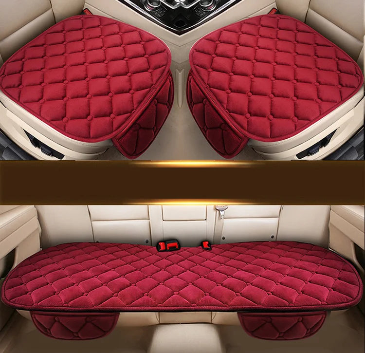 Premium Artificial Fur Car Seat Covers for Renault Kadjar F3 X45 - Front & Rear Velvet Cushions - Premium seat covers from Lizard Vigilante - Just $14.99! Shop now at Lizard Vigilante