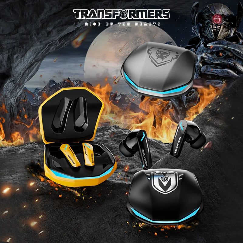 TRANSFORMERS TF-T10 Bluetooth 5.4 Earphones - Bulk Wholesale Wireless Low Latency Gaming Earbuds with Mic - Premium earphones from Lizard Vigilante - Just $20.99! Shop now at Lizard Vigilante