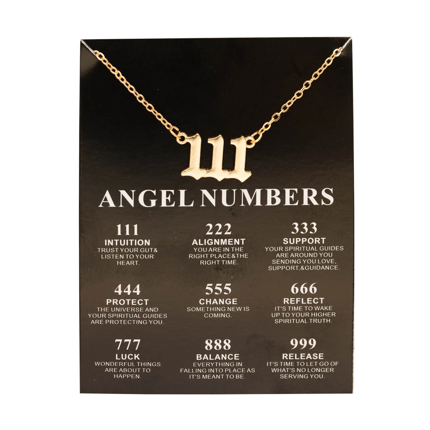 666 Necklace Fashion Jewelry Alloy Gold Color Lucky Angel Numbers Wish 777 Pendant Necklace for Women Girl Gift Birthday Neck - Premium necklace from Lizard Vigilante - Just $16.66! Shop now at Lizard Vigilante