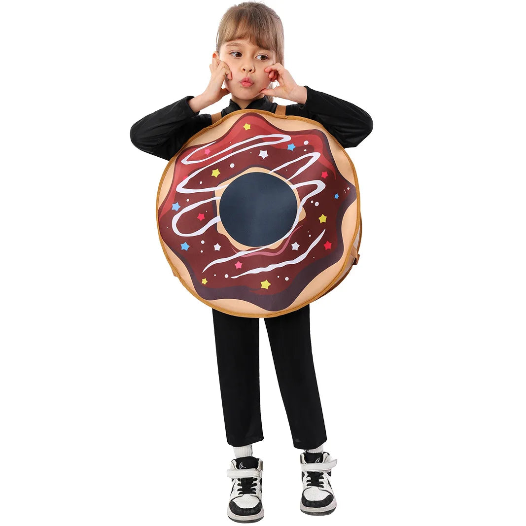 Halloween Children Food Doughnut Cosplay Christmas Party Costume - Premium Cosplay Costumes from Lizard Vigilante - Just $23.88! Shop now at Lizard Vigilante