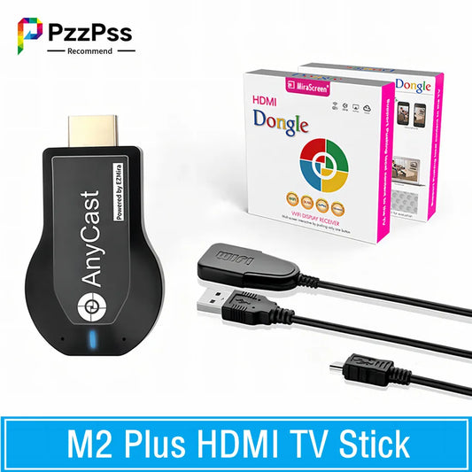 1080P M2 Plus HDMI-Compatible TV Stick – Wireless Screen Mirroring Dongle for IOS, Android, Miracast & Airplay - Premium tv stick from Lizard Vigilante - Just $24.88! Shop now at Lizard Vigilante