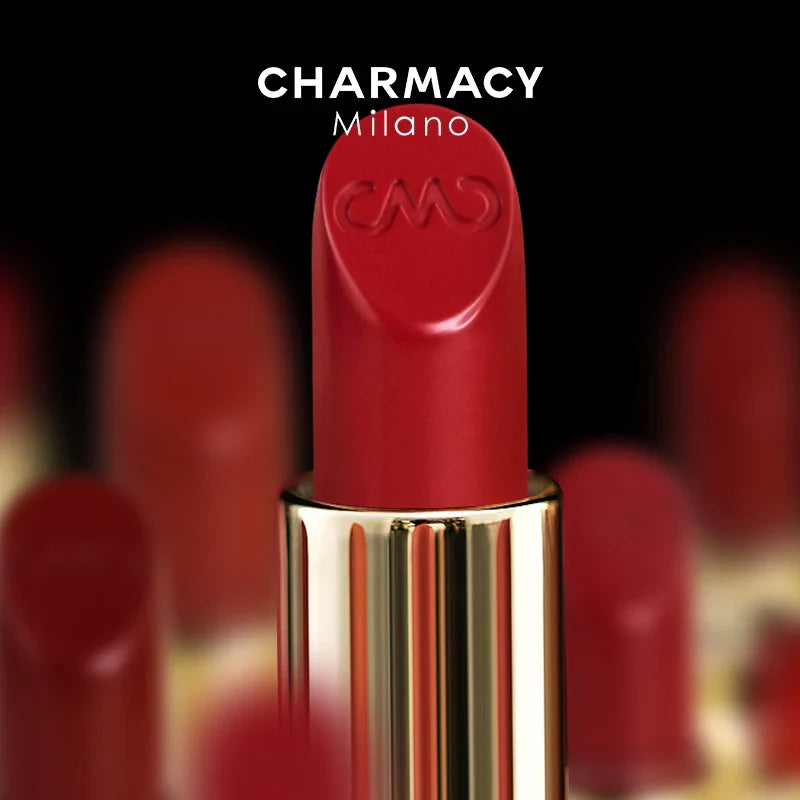 CHARMACY 6 Colors Luxury Velvet Nude Moisturize Lipstick Long Lasting Easy to Wear Korean LipStick for Women Makeup Cosmetic