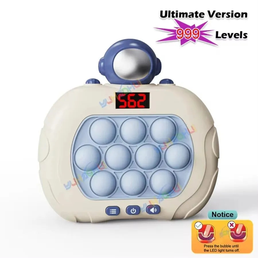 999 Levels Electronic Pop Light Quick Push Game Console - Premium game from Lizard Vigilante - Just $19.88! Shop now at Lizard Vigilante