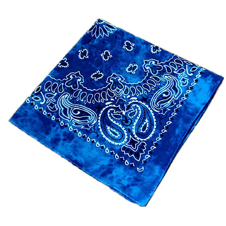 Unisex Cotton Bandana – Men’s & Women’s Paisley Cowboy Biker Headwrap Scarf - Premium Bandana from Lizard Vigilante - Just $2.99! Shop now at Lizard Vigilante