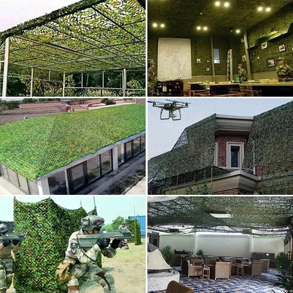 Military Camouflage Net Camouflage Net Military Net Shade Net Hunting Garden Car Outdoor Camping Shade Tent 2x2m/3x6m4x5m