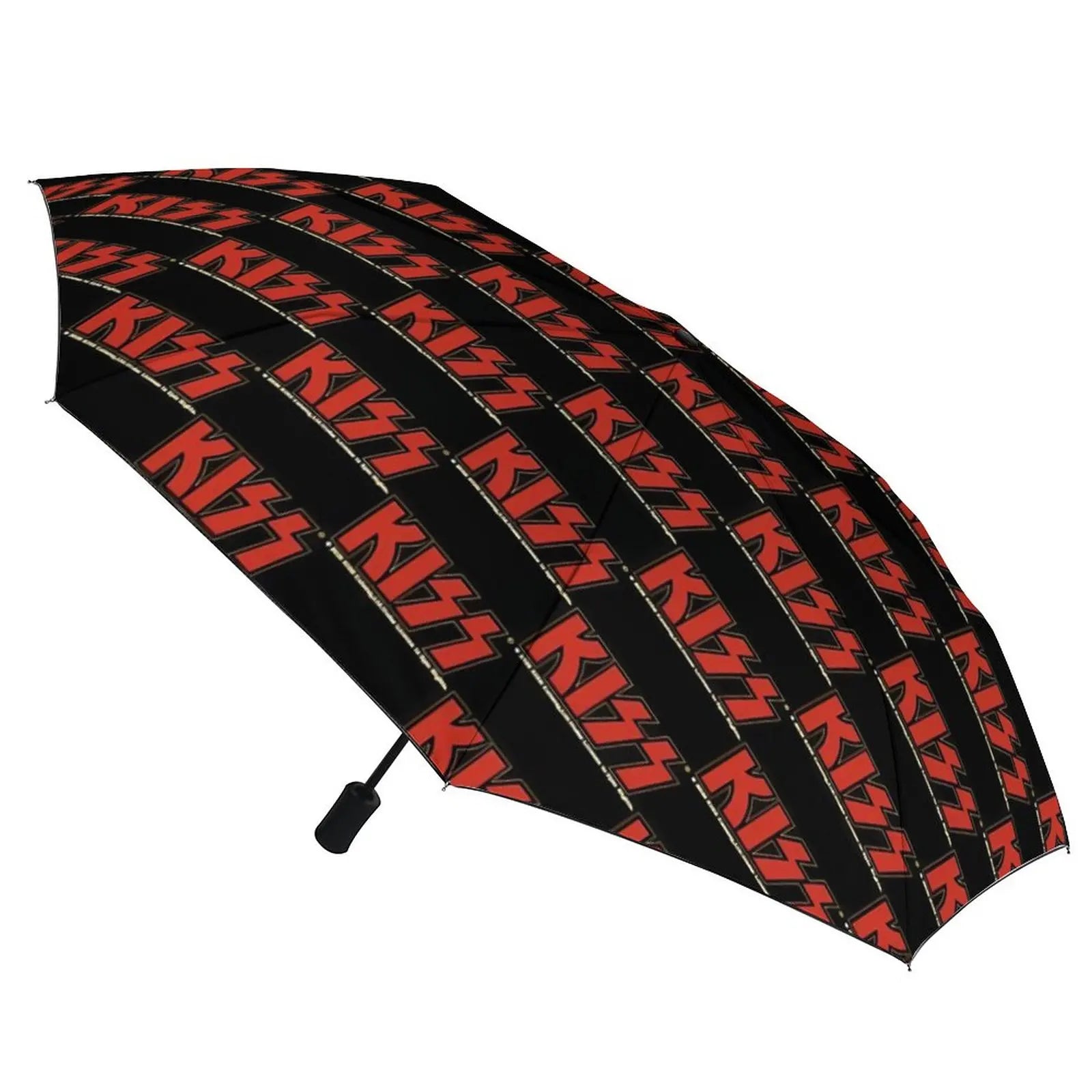 Kiss Logo Umbrella Rock Band Print Unique Windshield Sunshield Umbrella Folding Golf - Premium  from Lizard Vigilante - Just $45.99! Shop now at Lizard Vigilante