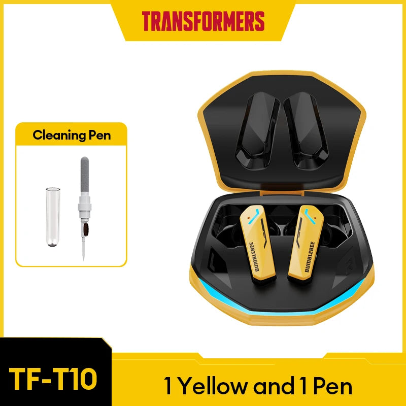 TRANSFORMERS TF-T10 Bluetooth 5.4 Earphones - Bulk Wholesale Wireless Low Latency Gaming Earbuds with Mic - Premium earphones from Lizard Vigilante - Just $20.99! Shop now at Lizard Vigilante