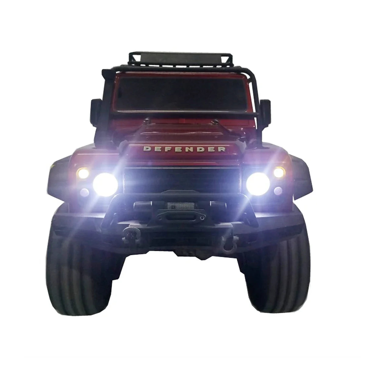 TRX4 Defender Light Kit – Front & Rear LED Lights with Angel Eyes for 1/10 RC Rock Crawler TRX-4 Body Custom Upgrade - Premium headlights from Lizard Vigilante - Just $42.66! Shop now at Lizard Vigilante