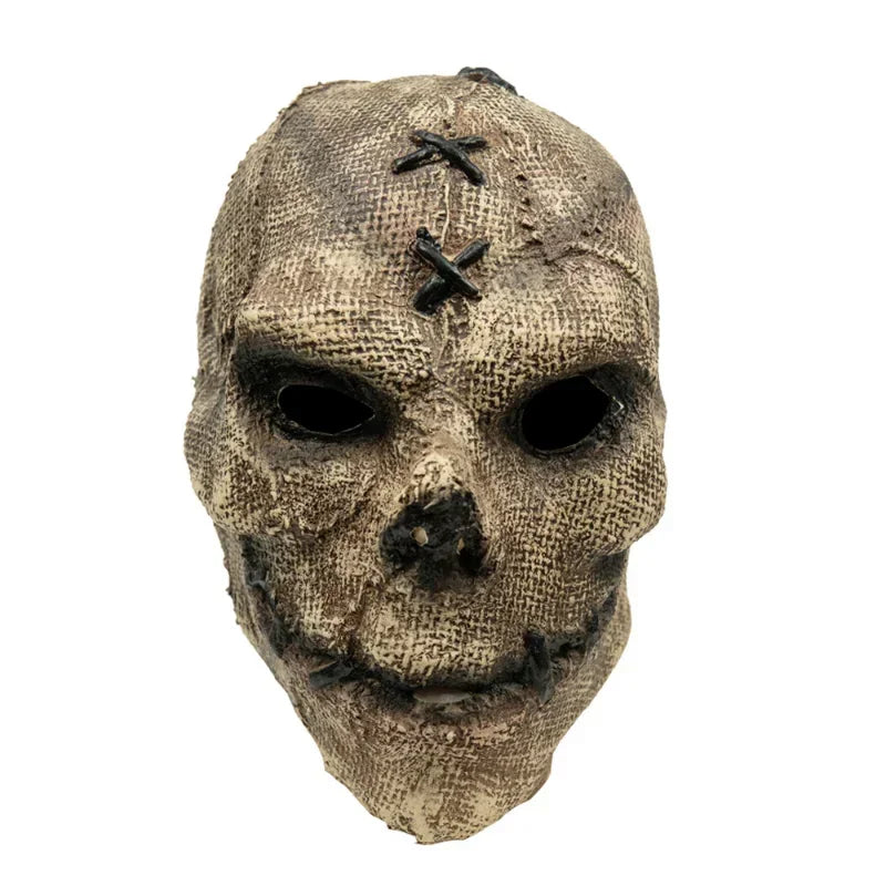Bone Reaper Riot Skull Latex Horror Mask Full-Head Scare Edition