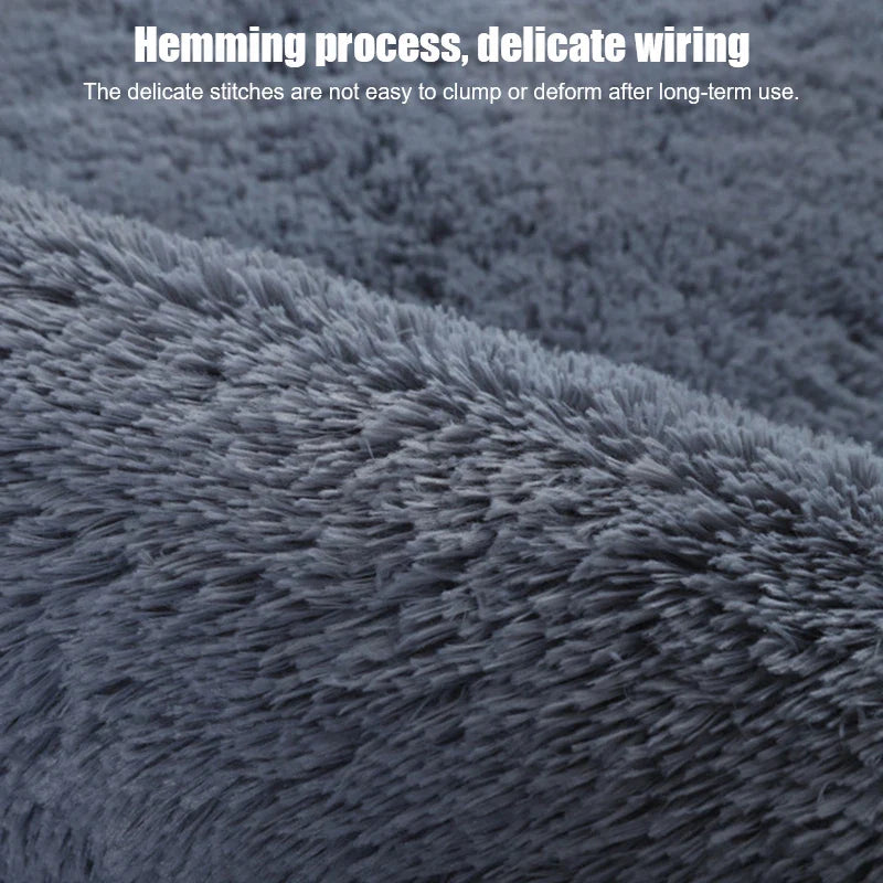 Living Room Rugs Aesthetic Bedroom Round Carpet Decoration Furry Comfort Carpet  Home Decor Pink Foot Mat Area Rug 2023 New