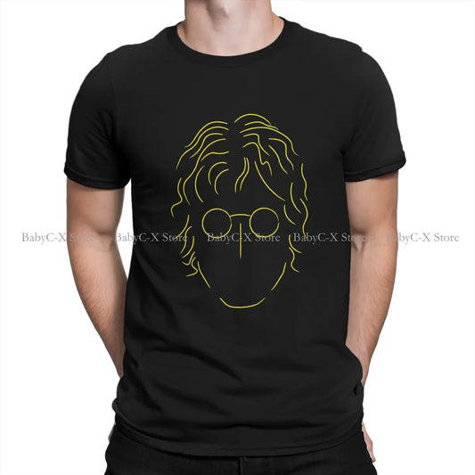 The Beatle John Lennon Minimalist Yellow Hip Hop TShirt Band Printing Streetwear Comfortable T Shirt Male Polyester - Premium tshirt from Lizard Vigilante - Just $24.99! Shop now at Lizard Vigilante