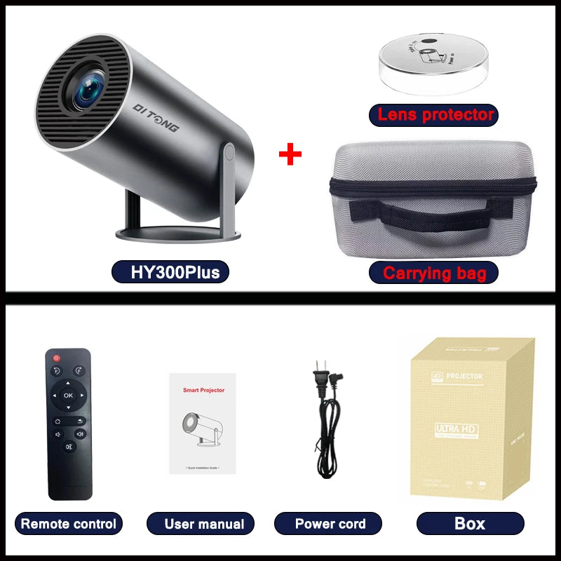 Pro Projector Video Cinema Outdoor Portable Outdoor Home HD LED 4K 720p WiFi - Premium projector from Lizard Vigilante - Just $94.99! Shop now at Lizard Vigilante