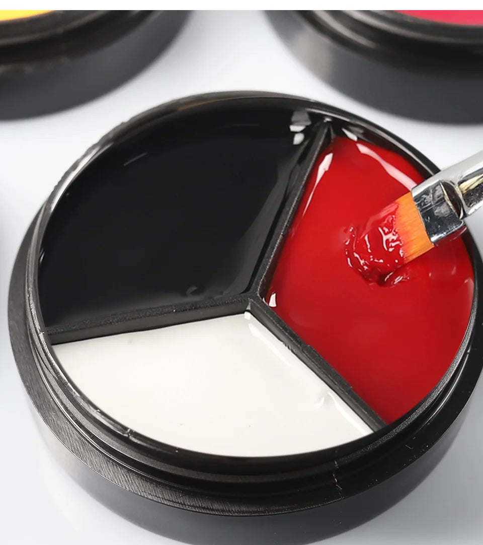 LIMEGIRL Solid Nail Art Gel Polish 15g 3 Colors Cream Soft Gel Polish for Nail Art Beginner DIY Design  Home/Salon Manicure Gift