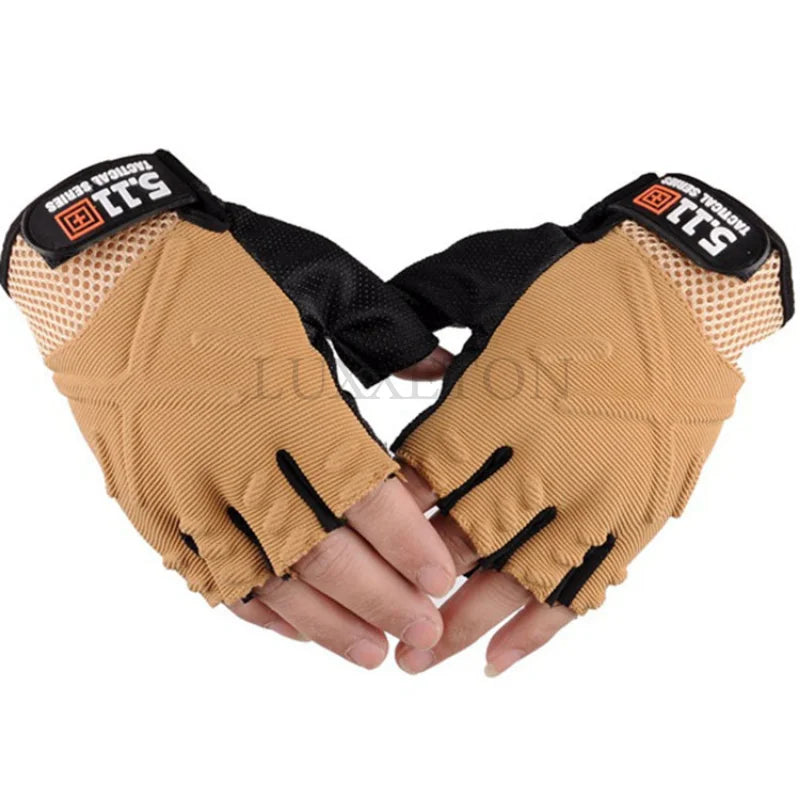 LUXXETON Tactical Gloves - Unisex Anti-Skid Combat Fighting Outdoor Sports Finger Mittens - Premium gloves from Lizard Vigilante - Just $17.88! Shop now at Lizard Vigilante