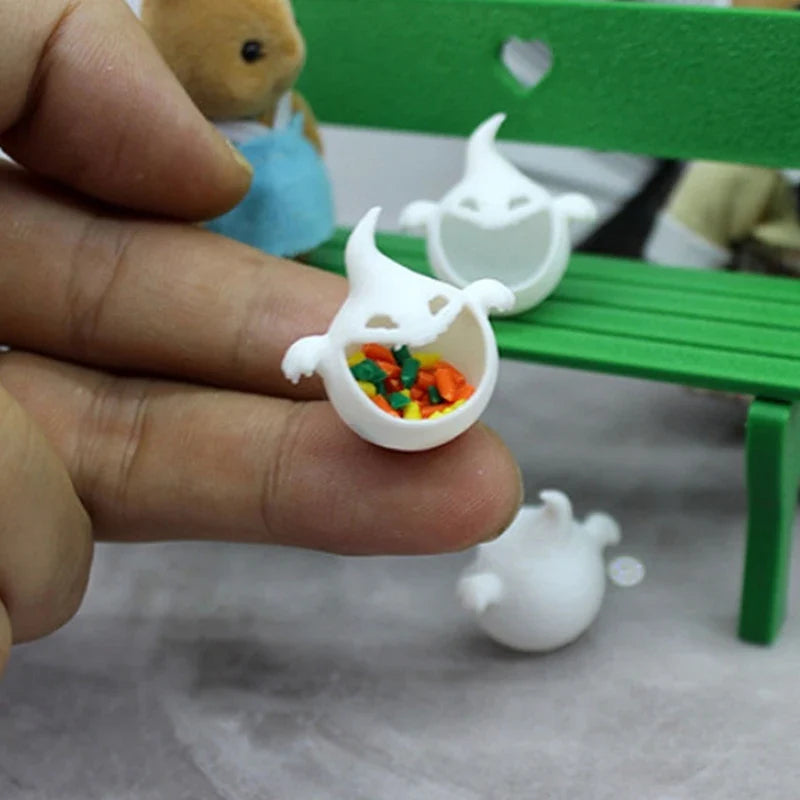 Halloween Miniature Scene Ornaments – Small Furniture Decor for Dollhouses