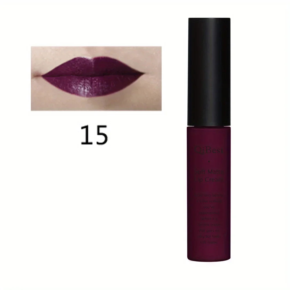 Luxurious Matte & Volumizing Lipstick - Waterproof, Long-Lasting, 20 Diverse Shades | Ideal Gift for Valentine's Day