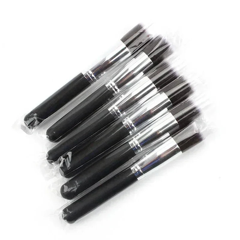 Face Cosmetic Kabuki Foundation Tool Powder Makeup Brush Flat Top Foundation Easy to Wear Powder Cosmetic Brushes Tool