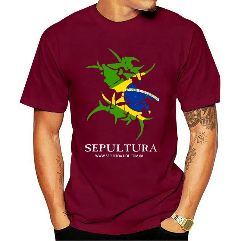 Sepultura Metal Rock Band T-Shirt - Premium t-shirt from Lizard Vigilante - Just $24.39! Shop now at Lizard Vigilante