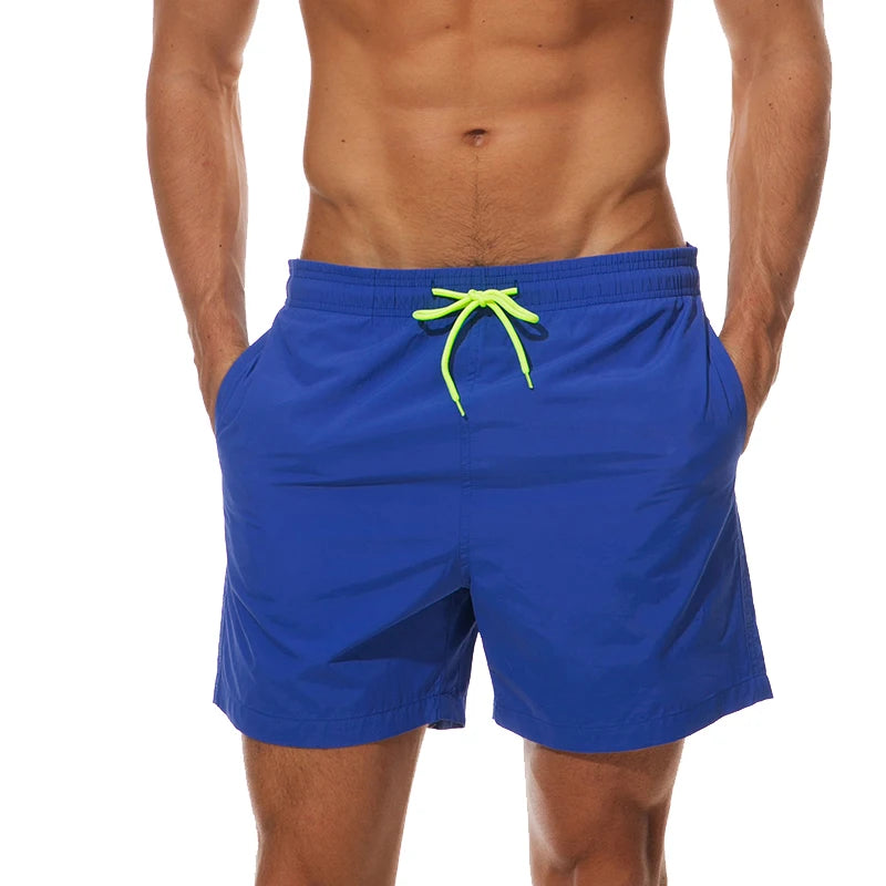 ESCATCH  Hot Sale Swimming Shorts Men Surf Board Summer Sport Beach Shorts De Bain Homme Swimwear Pants Quick Dry Solid Swimsuit - Premium  from Lizard Vigilante - Just $60.99! Shop now at Lizard Vigilante