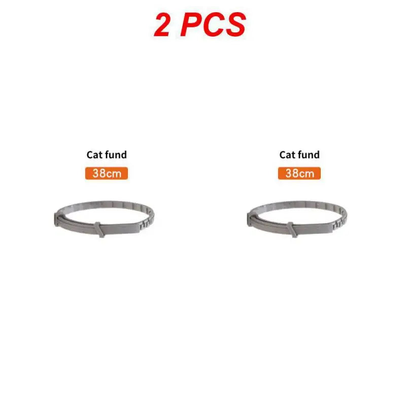 Dog Anti Flea And Ticks Cats 2/1PCS Collar Pet 8 Month Protection Retractable Pet Collars Suitable For Puppy Cat Dog Accessories - Premium flea collar from Lizard Vigilante - Just $12.99! Shop now at Lizard Vigilante