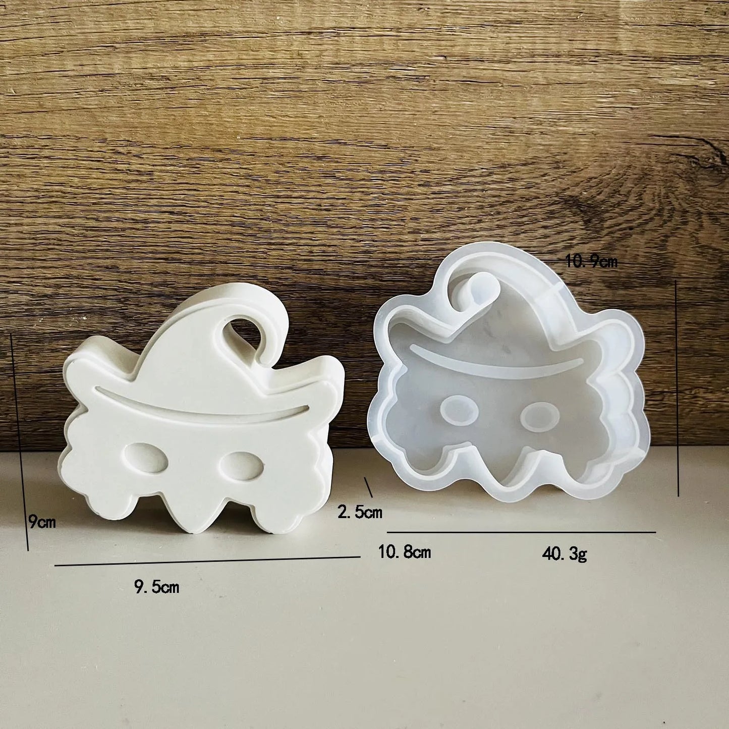 Halloween Decoration Diy Mold Skeleton Bat Mask Jack Ghost Silicone Mould Car Aromatherapy Plaster Doll Pinch Molds