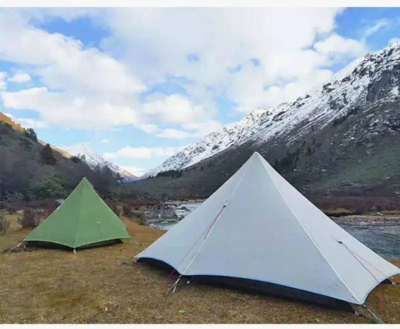 3F UL Gear Lanshan1 Ultralight Tent 3/4 Season Portable Backpacking Tent for 1p Double Layer Tent for Camping, Climbing, Hiking
