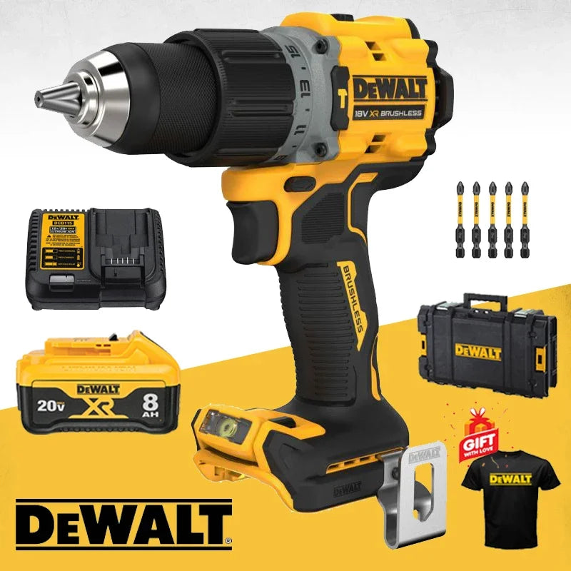 DEWALT DCD805 20V MAX Brushless Cordless 1/2-Inch Hammer Drill Kit – Powerful Impact Drill with 5.0Ah Battery, Fast Charge, and Unmatched Performance for Commercial & DIY Project - Premium hammer drill kit from Lizard Vigilante - Just $565.99! Shop now at Lizard Vigilante