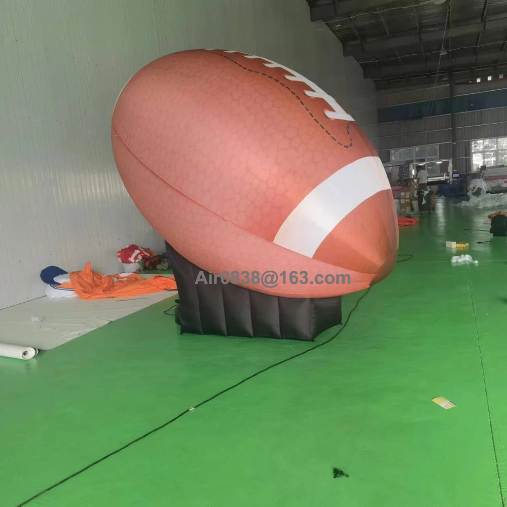 Giant Inflatable Football Replica Balloon Giant Inflatable Foot Ball Model For Advertising, Tailgate Parties, Shindigs, Raves, Hootenannies - Premium inflatable from Lizard Vigilante - Just $669.99! Shop now at Lizard Vigilante