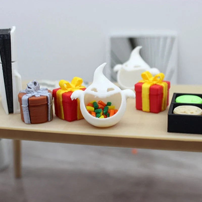 Halloween Miniature Scene Ornaments – Small Furniture Decor for Dollhouses