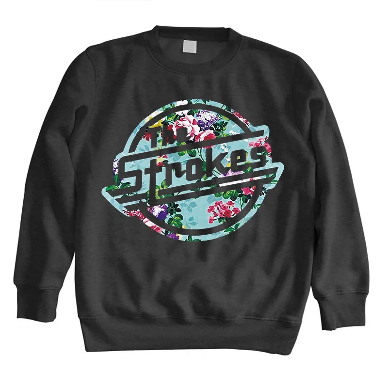 Men’s O-Neck Sweatshirt – The Strokes Indie Rock Band Hoodie - Premium hoodies from dsers - Just $42.88! Shop now at Lizard Vigilante