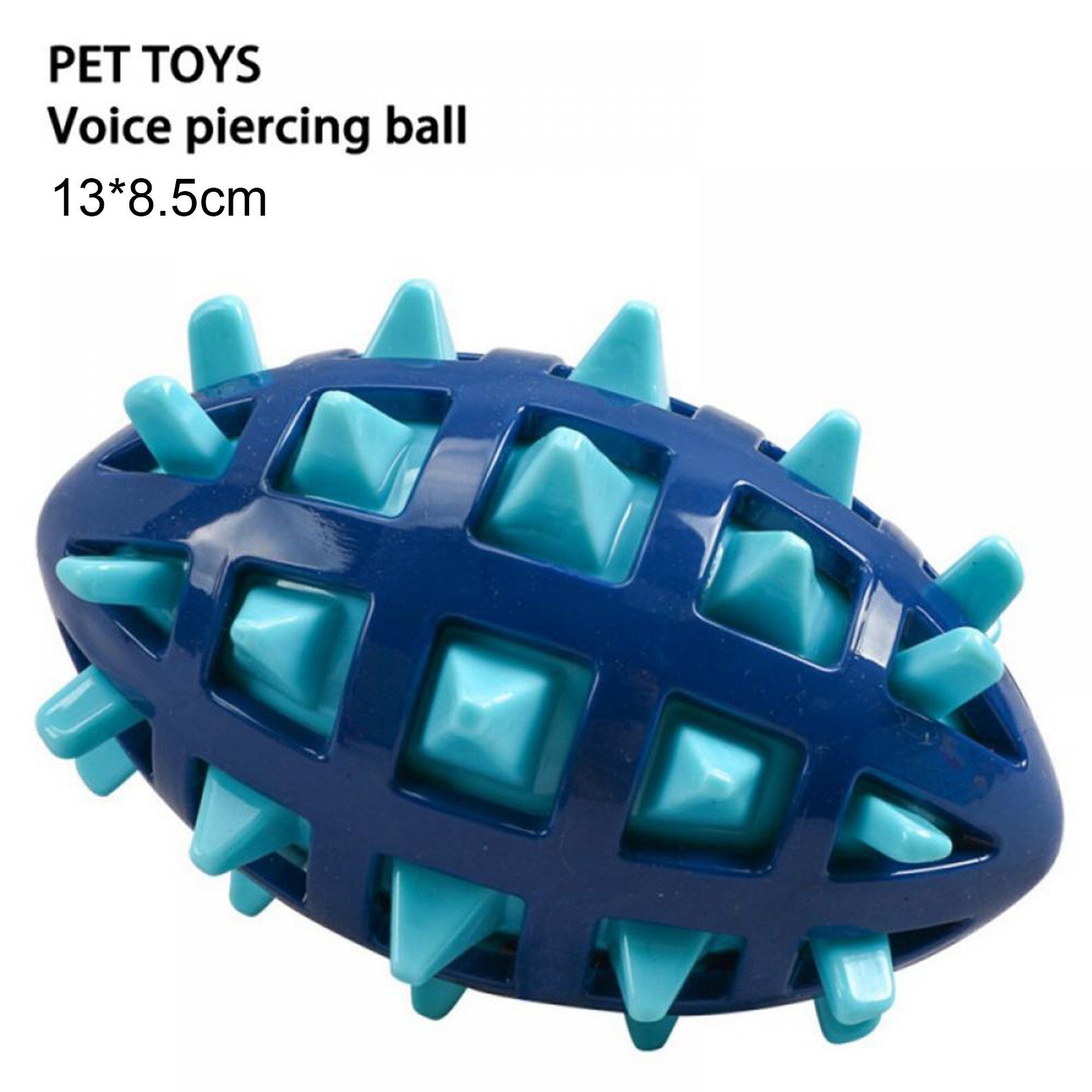 Squeaky Dog Toys For Aggressive Chewers Rubber Puppy Chew Ball With Squeaker, Almost Indestructible and Durable Pet Toy Dog toys - Premium  from Lizard Vigilante - Just $2.99! Shop now at Lizard Vigilante