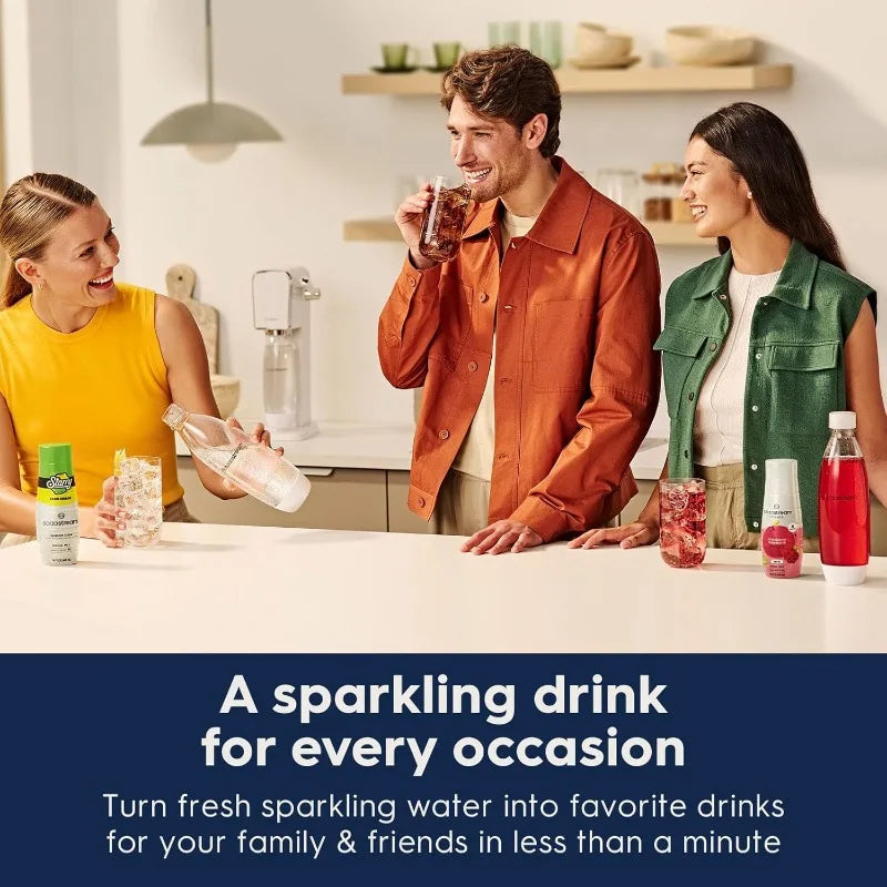 SodaStream Terra Sparkling Water Maker Bundle (Black) with CO2, DWS Bottles, and Bubly Drops Flavors - Includes Everything You Need for Fresh, Custom Sparkling Water - Premium soda maker from Lizard Vigilante - Just $188.88! Shop now at Lizard Vigilante