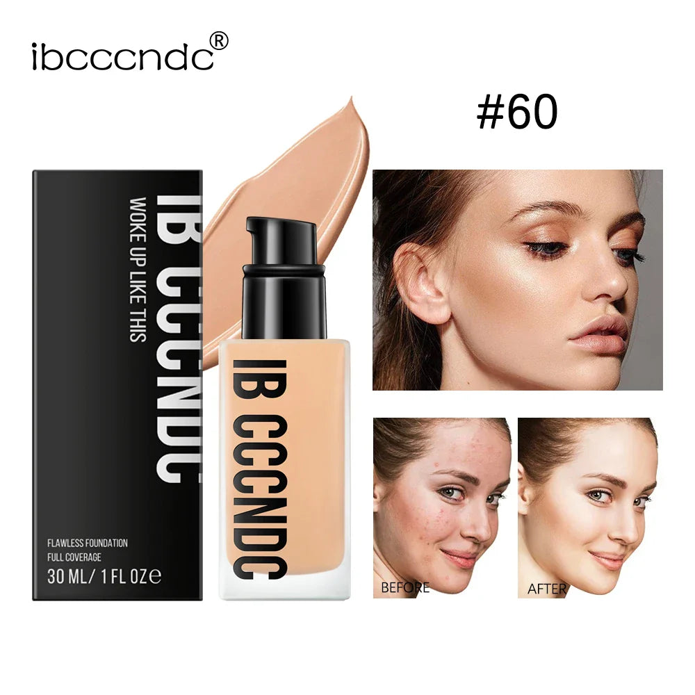 High Coverage Foundation Foundation Face Cream Cosmetic Foundations Makeup Waterproof Mist Korean Makeup Base Make Up Cc Bb Full