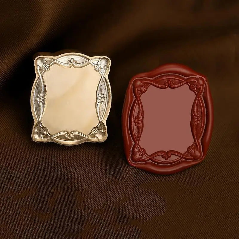 Photo Frame Series Sealing Wax Stamp Head Fire Paint Seal Wax Stamp Heads For DIY Scrapbooking Envelope Wedding Party Invitation