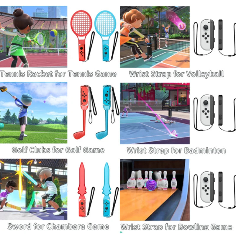 10-in-1 Nintendo Switch Sports Mania Pack – Swing, Smash & Score in Style with Joy-Con Chaos Gear - Premium game from Lizard Vigilante - Just $55.99! Shop now at Lizard Vigilante