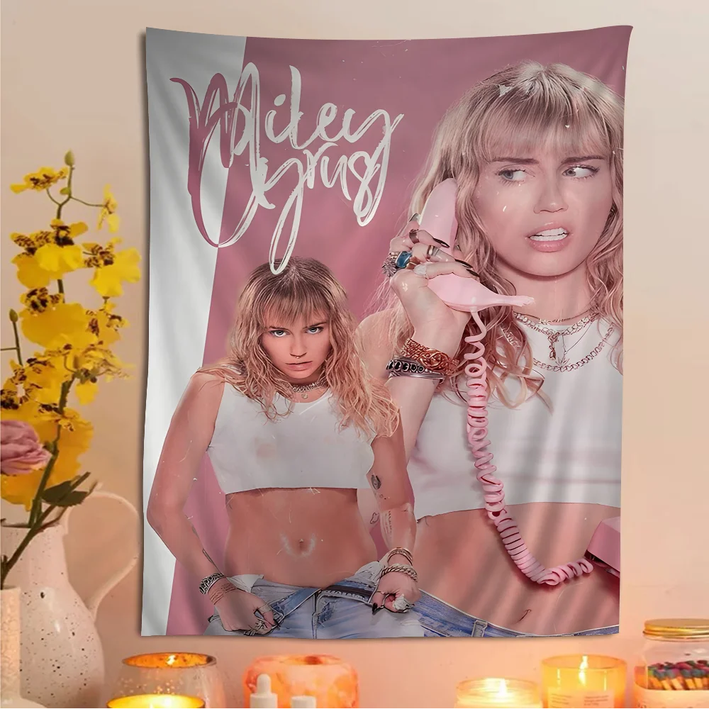 “Plastic Hearts & Power Chords” Miley Cyrus Album Wall Tapestry – Heavy Cotton Print for Rockcore Bedrooms, Hippie Hangouts & Hollywood Havoc - Premium poster from dsers - Just $34.99! Shop now at Lizard Vigilante