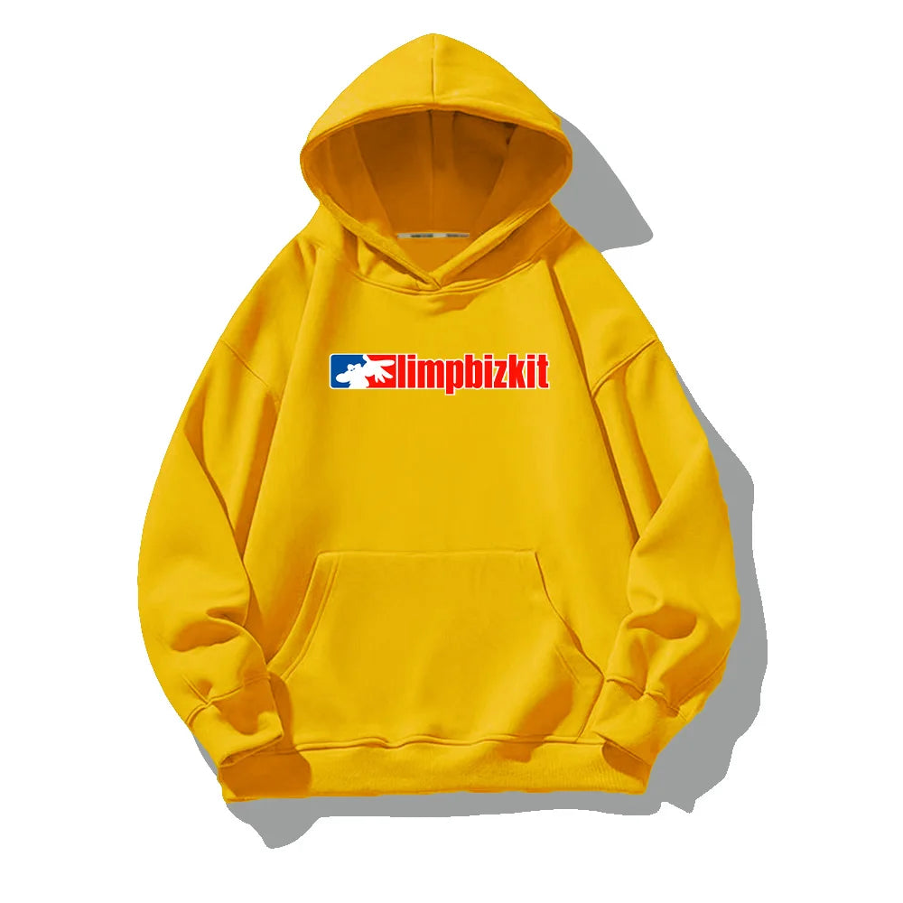 Retro Limp Bizkit Graphic Hoodie – Oversized Streetwear for Men & Women, Bold Hip-Hop Style Pullover Sweatshirt for All Seasons - Premium hoodie from Lizard Vigilante - Just $38.88! Shop now at Lizard Vigilante