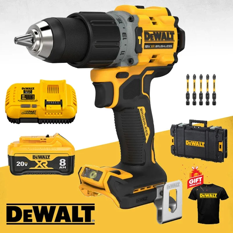 DEWALT DCD805 20V MAX Brushless Cordless 1/2-Inch Hammer Drill Kit – Powerful Impact Drill with 5.0Ah Battery, Fast Charge, and Unmatched Performance for Commercial & DIY Project - Premium hammer drill kit from Lizard Vigilante - Just $565.99! Shop now at Lizard Vigilante